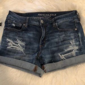 American Eagle Super Super Stretch X denim shorts
